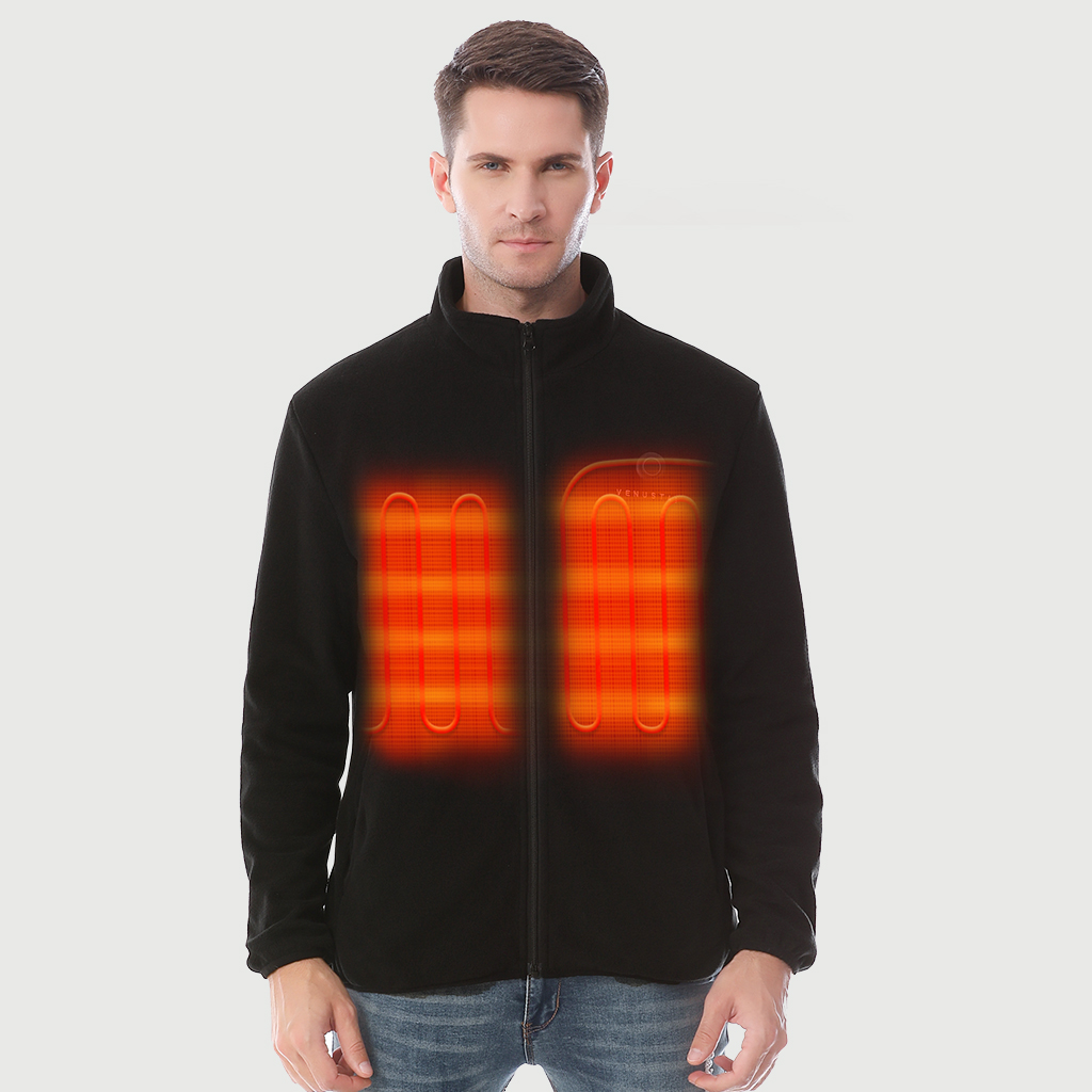 Venustas Heated Hoodie with Battery Pack 7.4V, Heated Jacket Coat for Women and Men