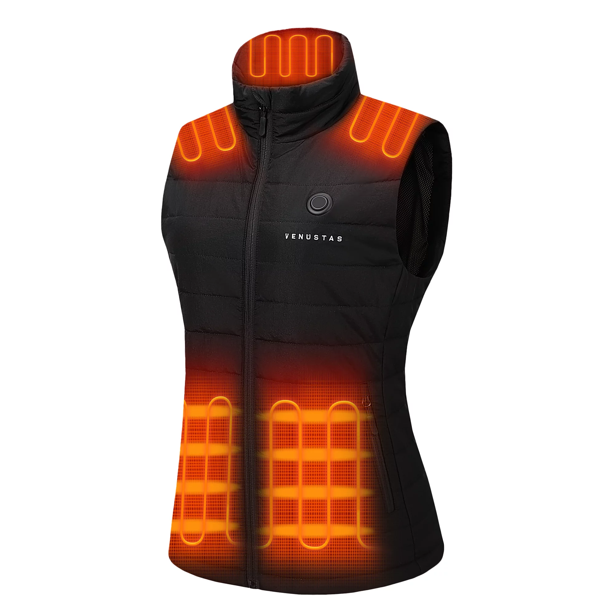 Venustas Women's Heated Vest with Battery Pack 7.4V, Lightweight Heated Vest for Women