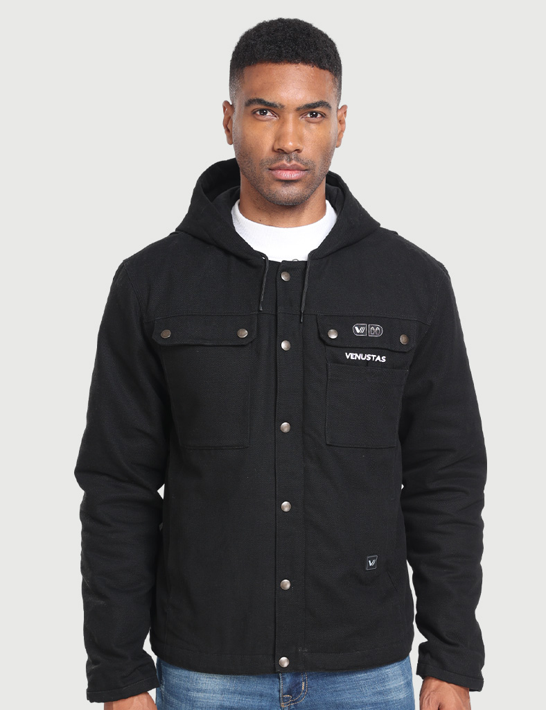 Venustas 12V Heated Utility Jacket for Men with Battery, Heated Jakcet with 50% Larger Heating Zones for Outdoor Work