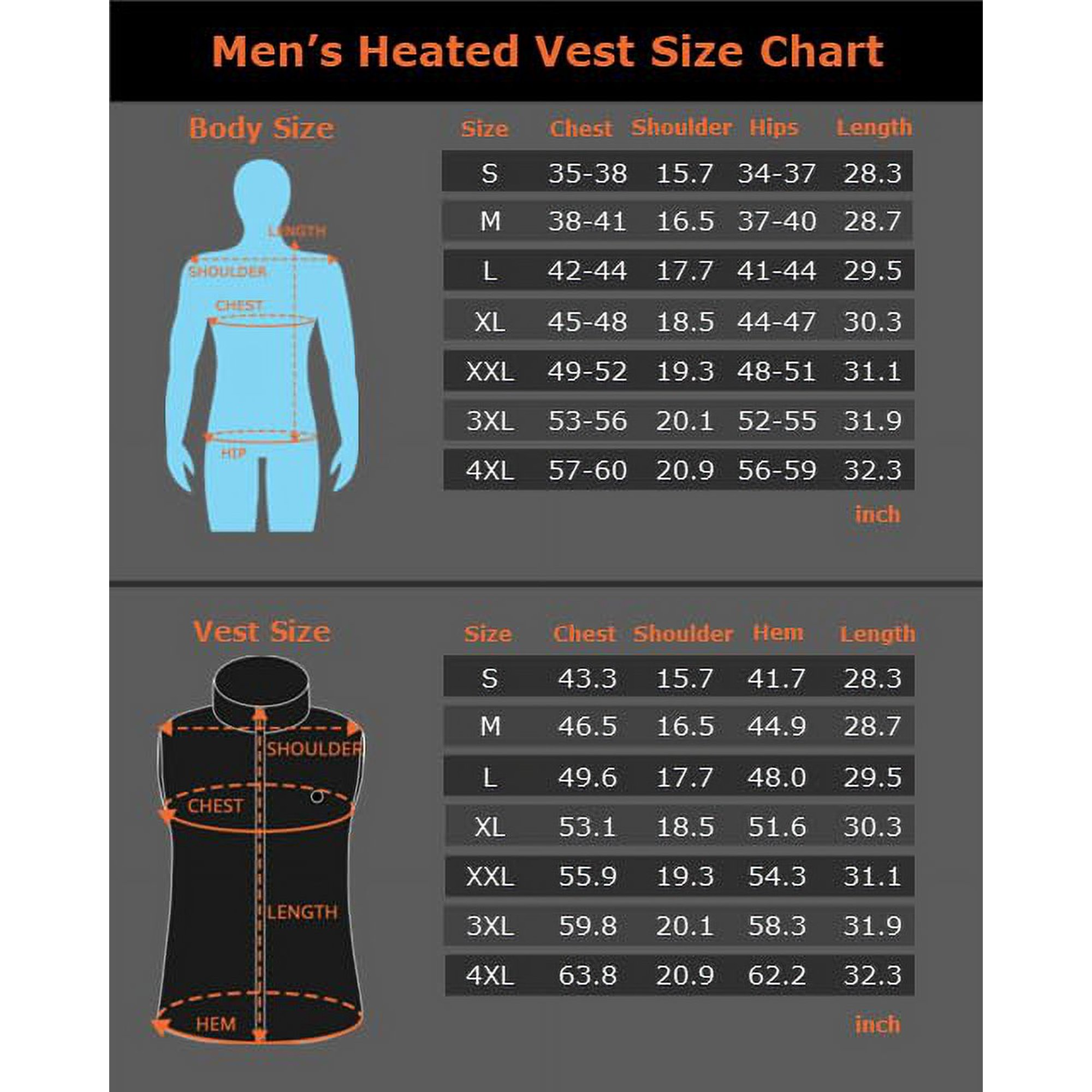 Venustas Men's Dual-Control Heated Canvas Vest with 11V Battery, Sherpa-Lined Electric Work Vest, Winter Hunting Vest