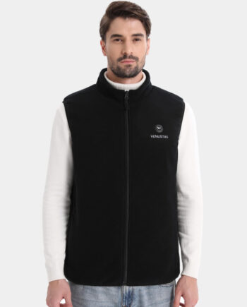 Men’s Heated Fleece Vest (Up to 20 heating hours), M2117 Max