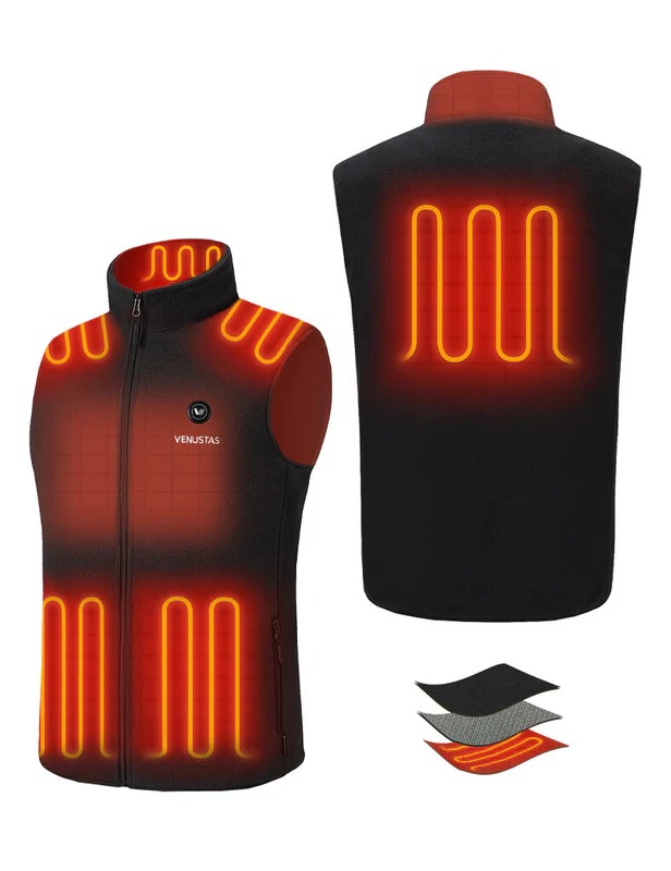Men's Heated Fleece Vest 7.4V, M2117P