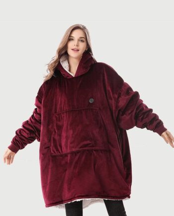 Oversized Heated Wearable Blanket Hoodie 7.4V, U2169