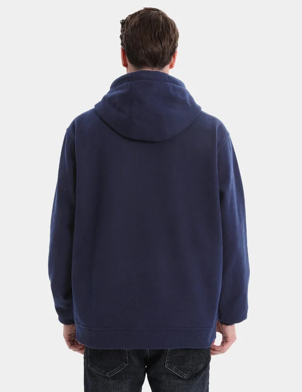 Unisex Heated Fleece Pullover Hoodie 1/4 Zip 7.4V, U40