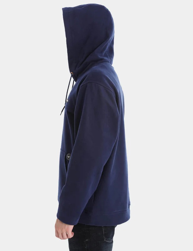 Unisex Heated Fleece Pullover Hoodie 1/4 Zip 7.4V, U40