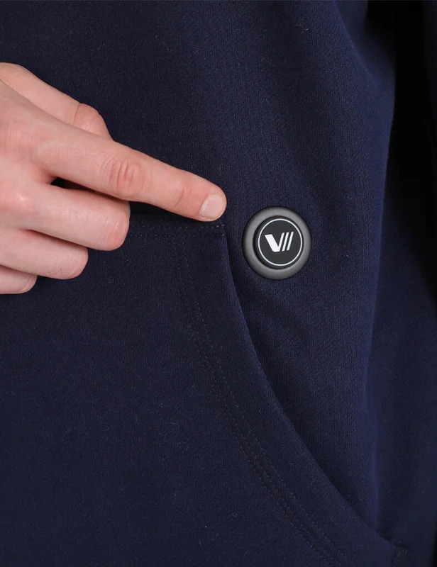 Unisex Heated Fleece Pullover Hoodie 1/4 Zip 7.4V, U40
