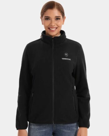 Zipper up Heated Fleece Jacket for Women 7.4V, W2136