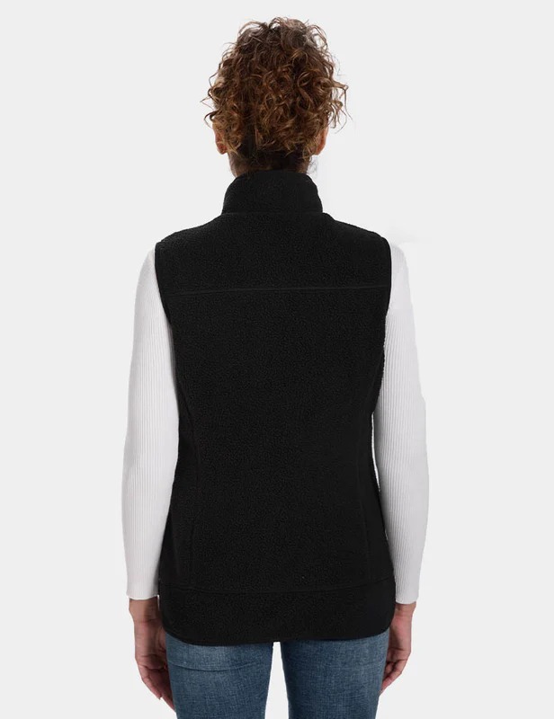 Women's Colorblock Heated Recycled Sherpa Vest 7.4V, EW34