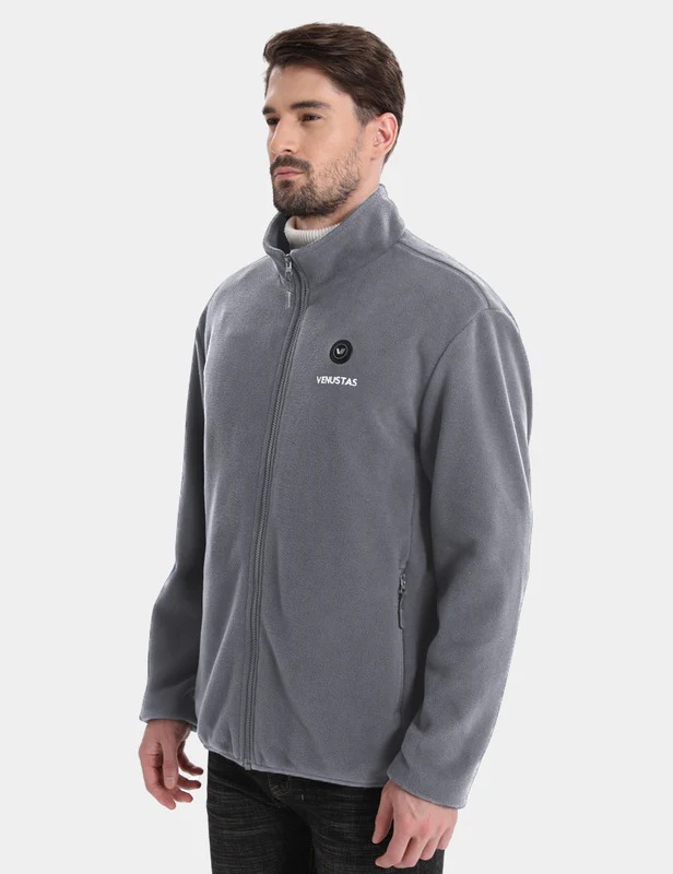 Zipper up Heated Fleece Jacket for Men 7.4V, M2136