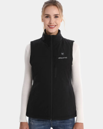Women's Lightweight Recycled Heated Softshell Vest 7.4V, W42